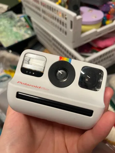 Câmera Instantânea Polaroid Go Branca - Funcionando