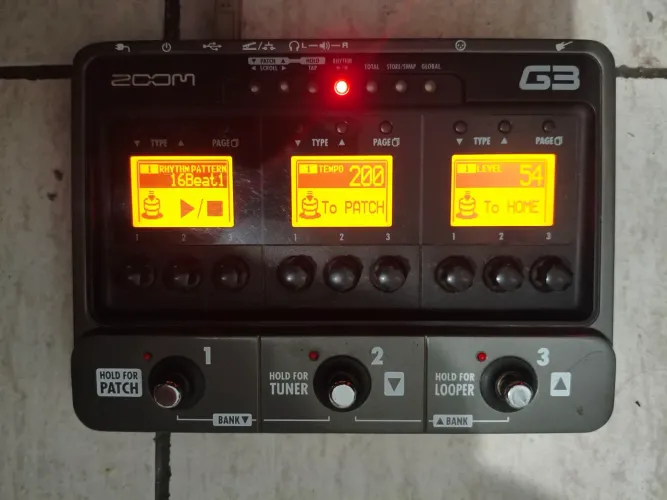 Pedaleira de guitarra ZOOM G3