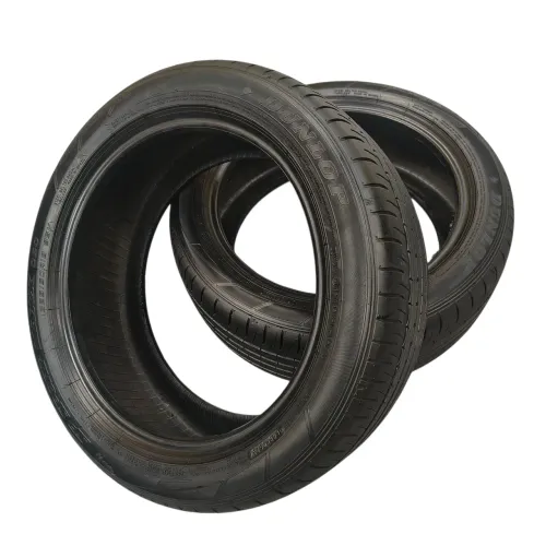 Par pneus seminovos aro 18 Dunlop 225/50/18