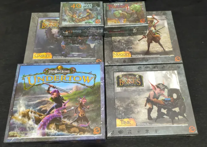Too many bones Undertow tabuleiro+ 5 expansões