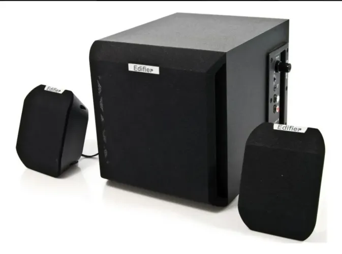 Caixa de som Edifier 2.1 15W X100B Black 