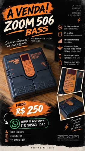 Zoom 506 bass