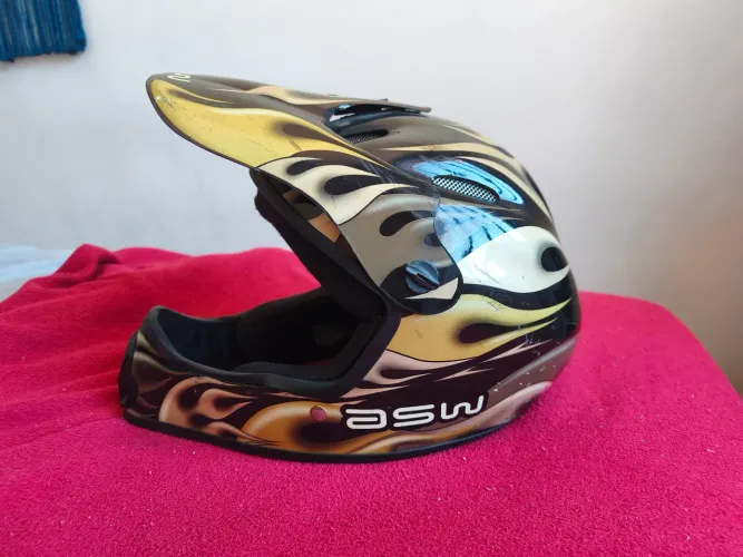 Capacete Downhill ASW Flame
