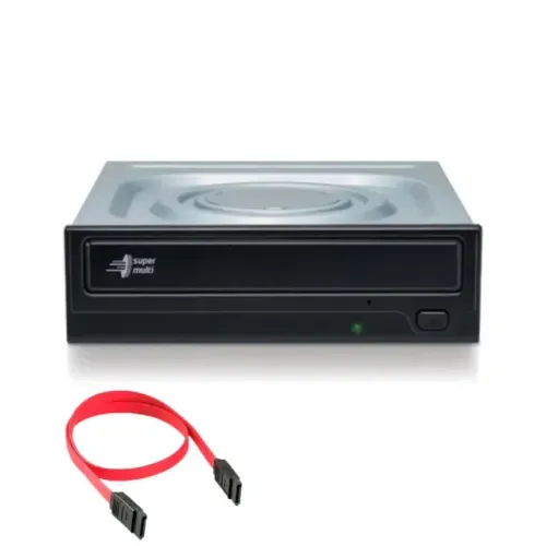 Gravador e Leitor de DVD/CD Interno Sata Preto Drive DVD-RW LG GH22NS40 
