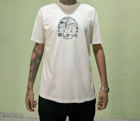 Camiseta Streetwear Brunx Off White Tam M
