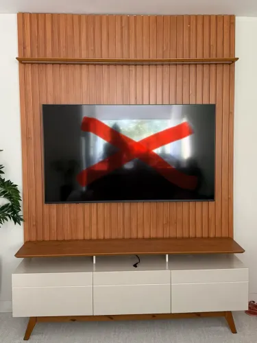 Painel com led e rack 1,80x2,20