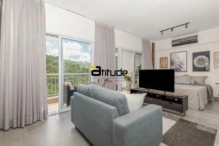 STÚDIO MOBILIADO PARA LOCAÇÃO NO CONDOMÍNIO TRIX HOUSING -ALPHAVILLE