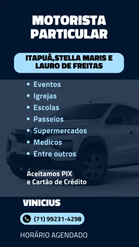 Motorista particular-Leia a descrição