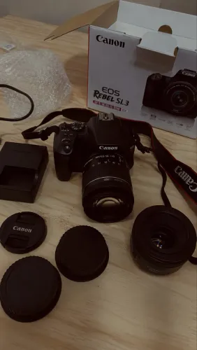 Canon EOS Rebel SL3 + Lente 18-55mm | Excelente Estado