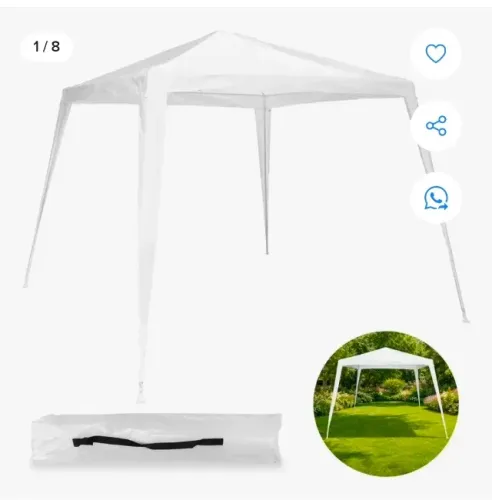 Tenda Gazebo Quadrada Articulada 3x3m + Bolsa de Transporte ?Descrição