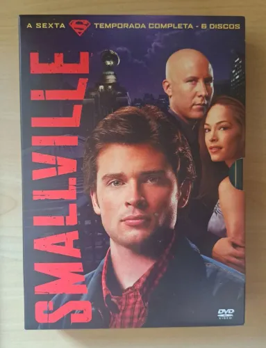 DVDs Smallville Sexta Temporada DC Comics 6 discos como novos