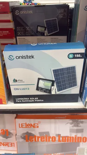Luminária Solar - Recarregavel com energia solar 