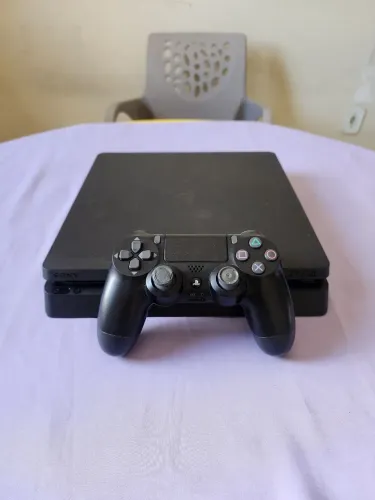 PS4 SLIM desbloqueado + controle