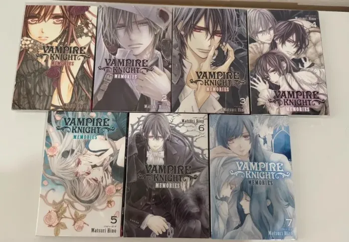 Mangás Vampire Knight Memories Volumes 1 2 3 4 5 6 7 em INGLÊS