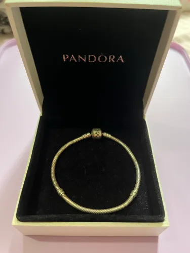 Pulseira de Prata Pandora para Charms/Berloques (Tamanho 18cm)