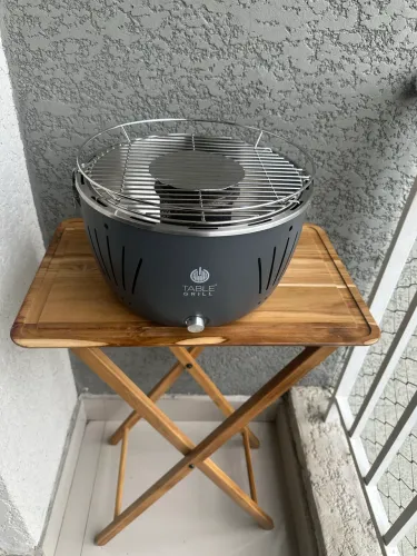 Churrasqueira Table Grill + Mesa Tramontina