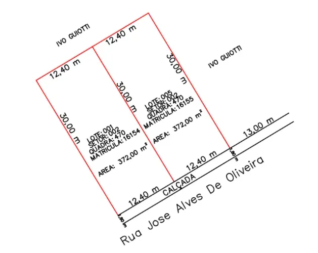 Terreno de Esquina 744m² à venda Cândido Mota -excelente localização, ótimo para construir