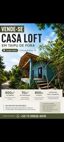 Casa loft Taipu de Fora