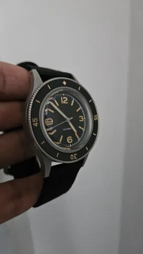 Relógio Diver automático estilo Fifty Fathoms - Movimento Seiko NH35