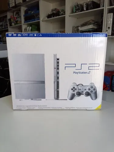 Vendo Console Sony PlayStation 2 Slim Prata Semi novo 