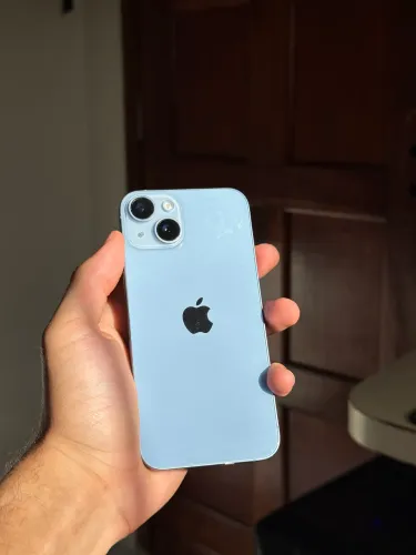 iPhone 14 azul 128gb 6 meses de garantia