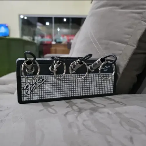 Porta Chaves Chaveiro De Parede Fender Twin Guitarra