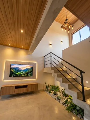RESIDÊNCIA MODERNA DE MÉDIO/ALTO PADRÃO - PROJETO DIFERENCIADO SOBRADO COM VISTA PANORÂMIC