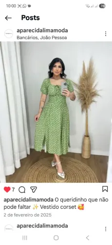 Vestido midi tecido. 70 REAIS