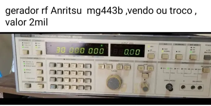 Gerador de rf aritsu 