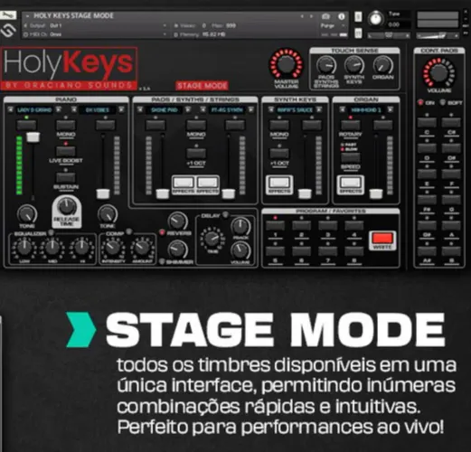Biblioteca Kontakt Holy Keys 1.4 Stage Mode 