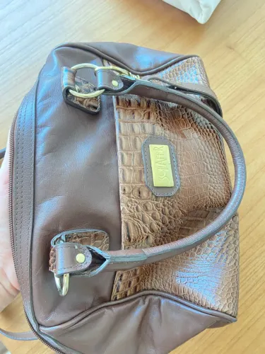 Bolsa de couro legítimo super preço