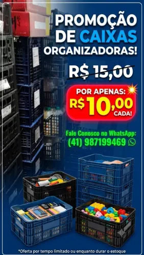Promoção Caixas Organizadora 