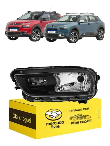 Farol C4 Cactus 2019 2020 2021 2022 2023 2024 Inferior L.e Esquerdo/motorista