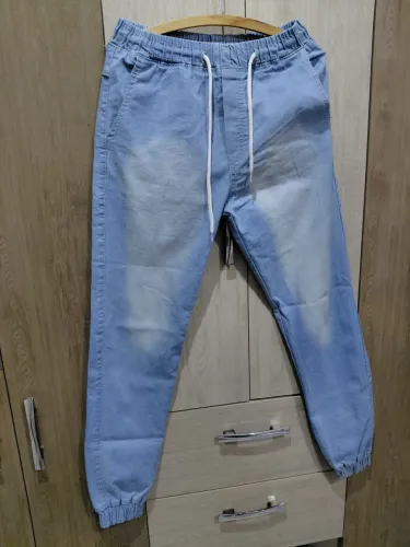 Calça jeans jogger masculina - Tamanho M - Entrego