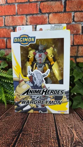 Digimom Wargreymon Anime Heroes Bandai original e Lacrado