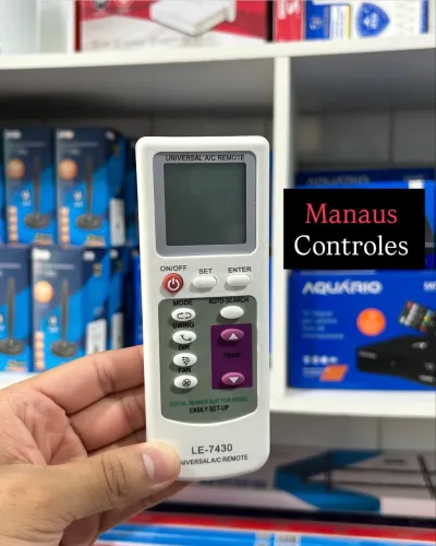 Controle Universal para Ar condicionado - Compatível com diversas marcas