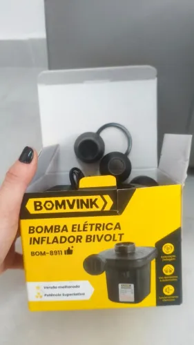 Bomba de Inflar e Esvaziar Elétrica Bivolt 220V/127V