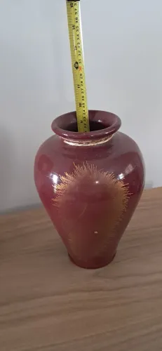 Vaso artesanal de barro