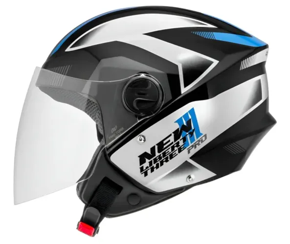 Capacete aberto Pro Tork New Liberty Three Pro brilhante