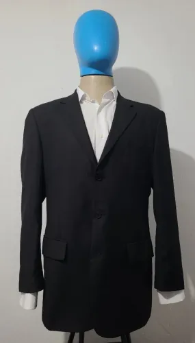 Blazer Preto N° 50/52, bonito, original, elegante, bem confortável, tecido macio. 