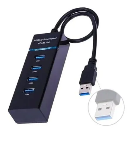 Hub Usb 3.0 4 Portas Rápido 5.0 Gbps