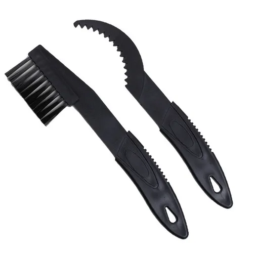 Kit de Limpeza 2 peças escova e raspador Catraca Corrente para bikes MTB 7989