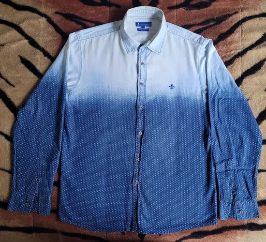 Camisa Social Dudalina Degrade Slim