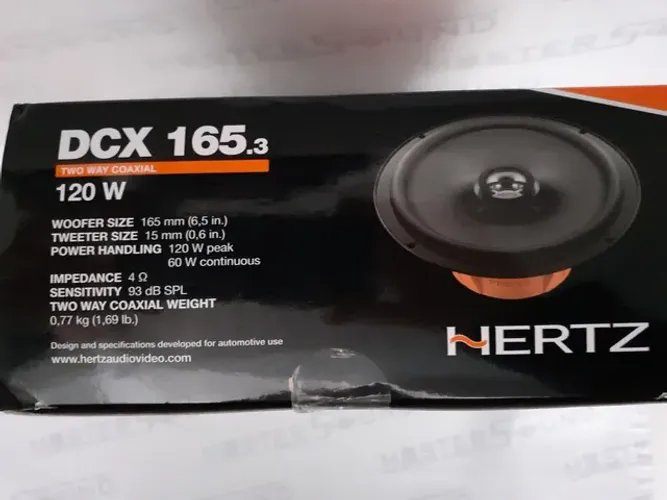 Alto-falante. Hertz.. DCX 165.3. Italiano. 6". 120RMS. Garantia. Novo. Instalado.