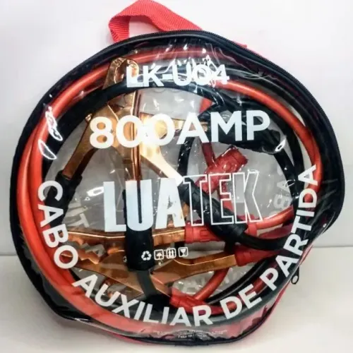 Cabo Auxiliar Chupeta Para Carro E Caminhão 800amp 2m 12/24v Bolsa de Brinde