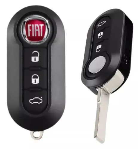 Carcaça de Chave Canivete Modelo Fiat para Renovação - Renovar a Velha ou Danifiacada