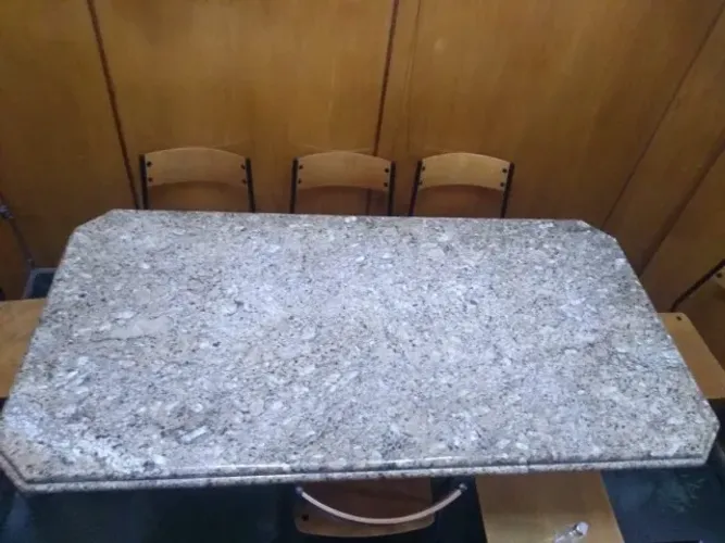 Mesa Retangular em Granito 8 lugares