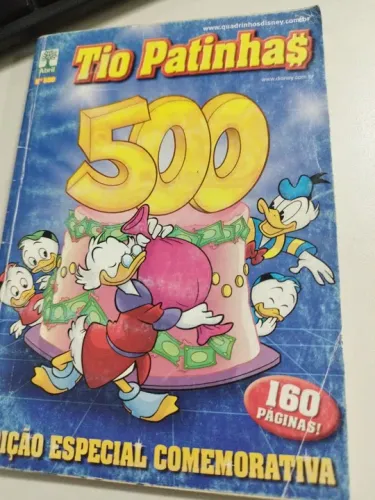 Tio Patinhas #500. Editora Abril