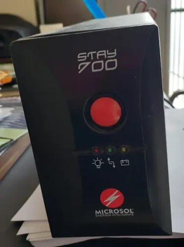 nobreak 700 Microsol, saida padrão novo, em excelente estado.