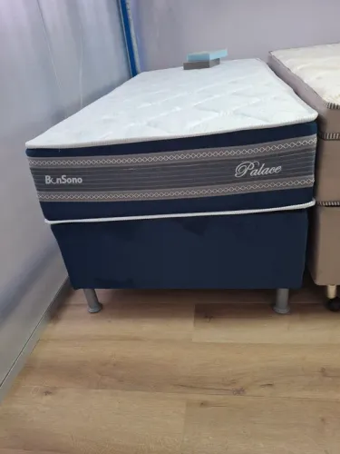 Conjunto box solteiro molas ensacadas palace 